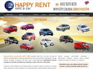 Happy Rent z nami wynajmiesz samochód, którego potrzebujesz!